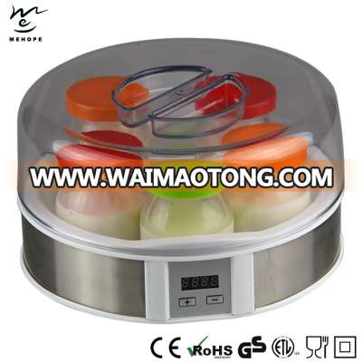 Yogurt Makers with stainless steel Covered edge